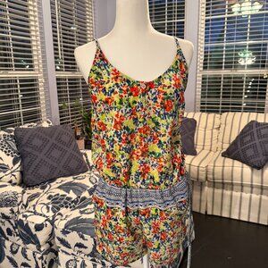 CAbi Floral Romper S